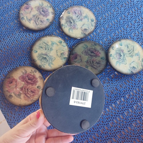 Coasters with faded color