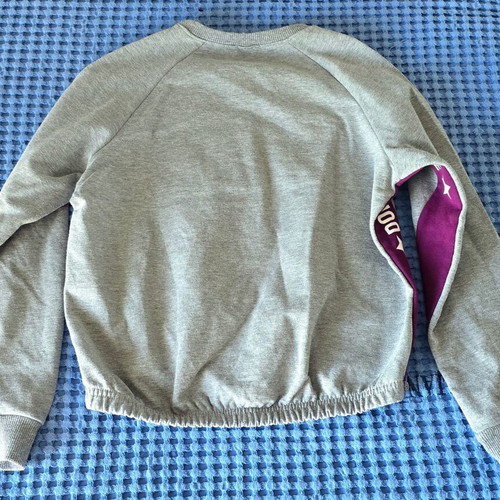 Joyce children's sweatshirt size 12, grey and purple, self-love