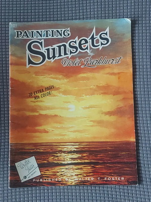 Painting guide book with art and hobby magazine gift, like new