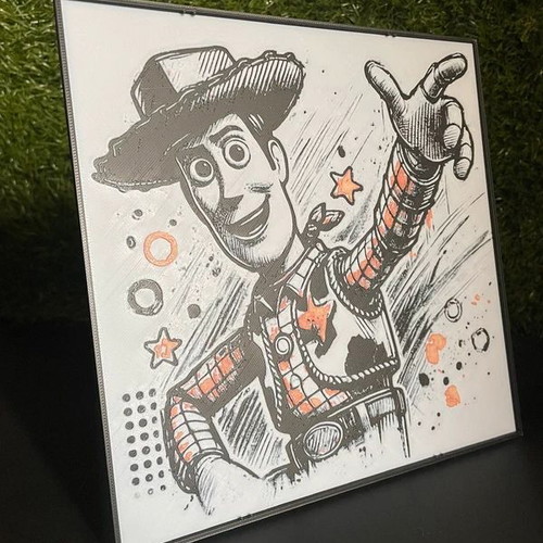 Woody Toy Story frame new 20×20 cm