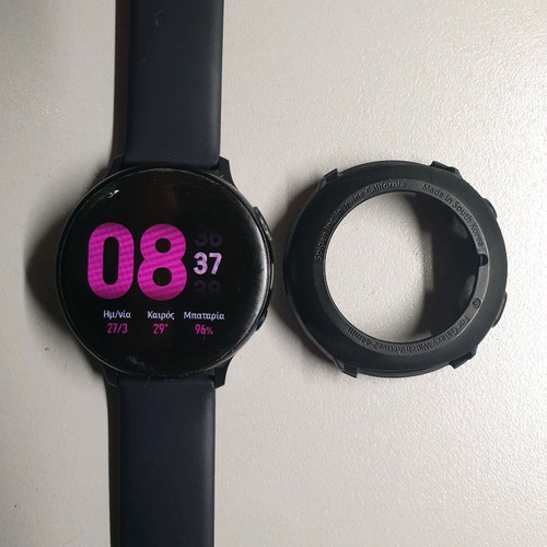 Samsung Galaxy Active 2 44mm smartwatch used with accessories