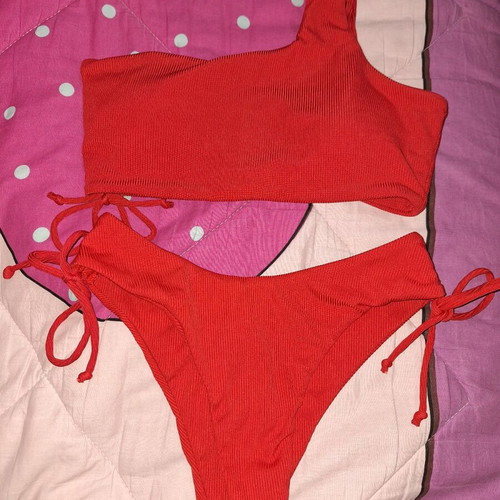 Shein swimsuit red new, size XS