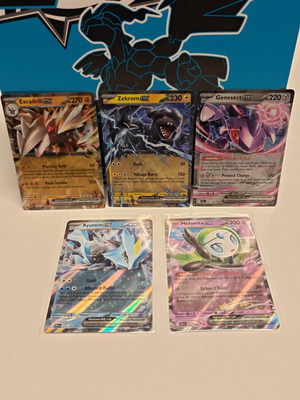 Pokemon Black Bolt EX Cards Pack of 5 New