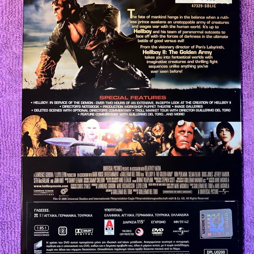 Hell Boy 2 The Golden Army DVD steelbook special edition like new