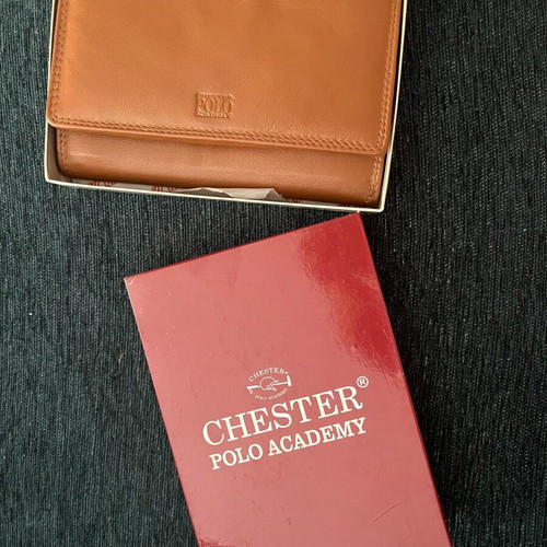 Chester Polo Academy 8065 Classic Cuoio women's wallet, genuine leather
