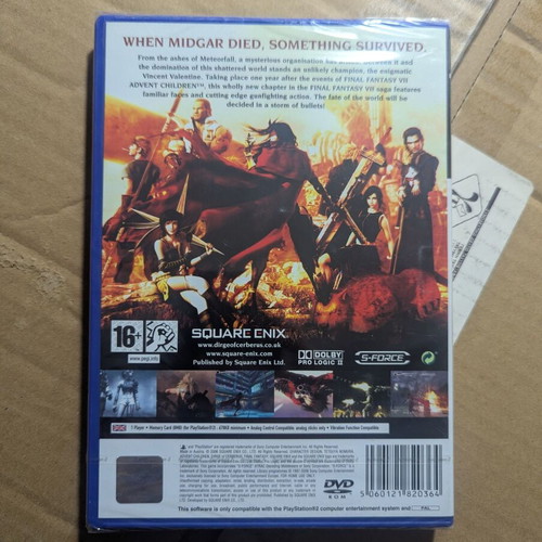 Dirge of Cerberus: Final Fantasy VII PlayStation 2 new, sealed