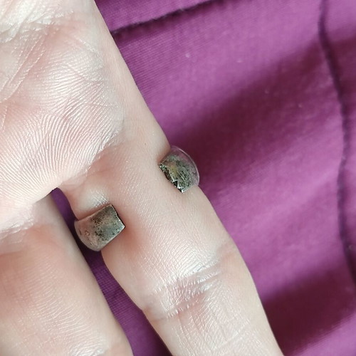 Silver 925 ring refurbished, broken at the back