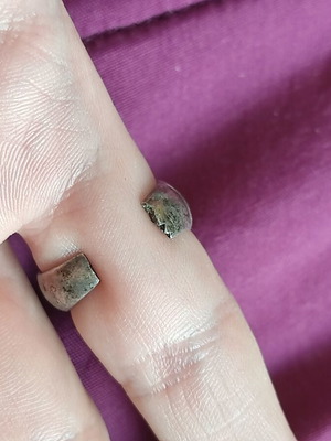 Silver 925 ring refurbished, broken at the back