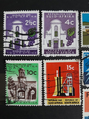 South Africa συλλογή γραμματοσήμων 1961-1973 σαν καινούργια (7 τεμάχια)