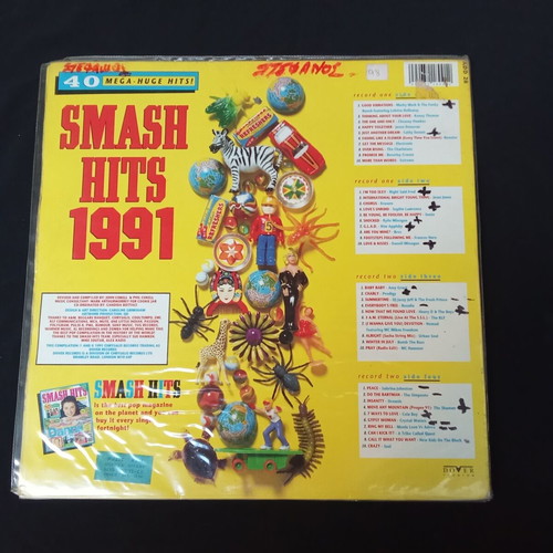 Smash Hits 1991 double collectible vinyl record used