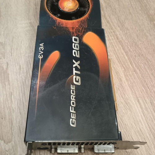 EVGA GeForce GTX 260 graphics card like new, 896MB DDR3, 448-bit