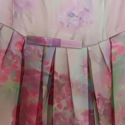 Asos summer dress like new, floral, white and multicolor, size XL