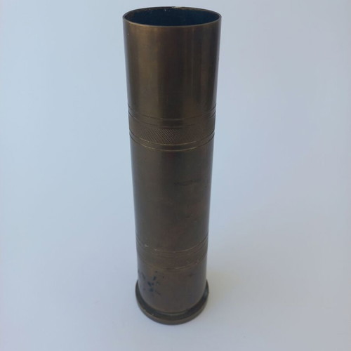 Navy shell casing 1945 used, bronze antique
