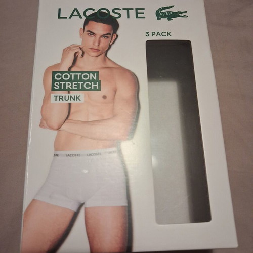 Lacoste Cotton Stretch Trunk packaging box like new, size M