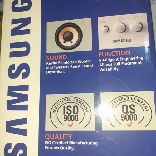 Samsung SMS 6100 Subwoofer System speakers new, multimedia speaker