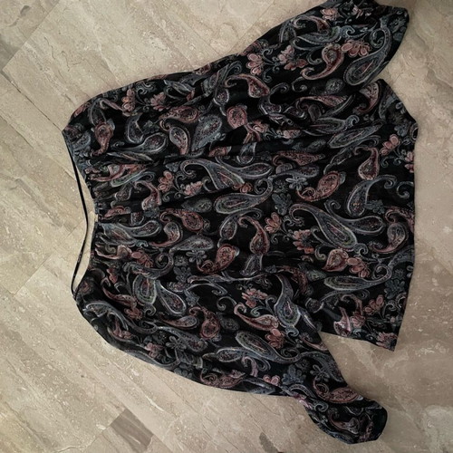 Bsb blouse semi-transparent with loose sleeves size 42 like new