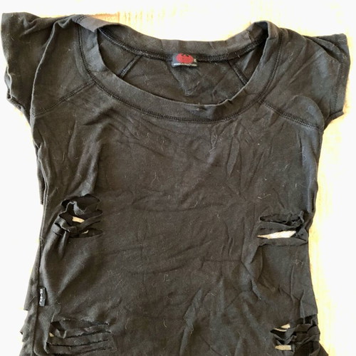 Gothic Spiral Direct black blouse like new with tears