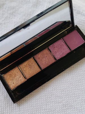 Pro palette used with metallic and shimmer eyeshadows