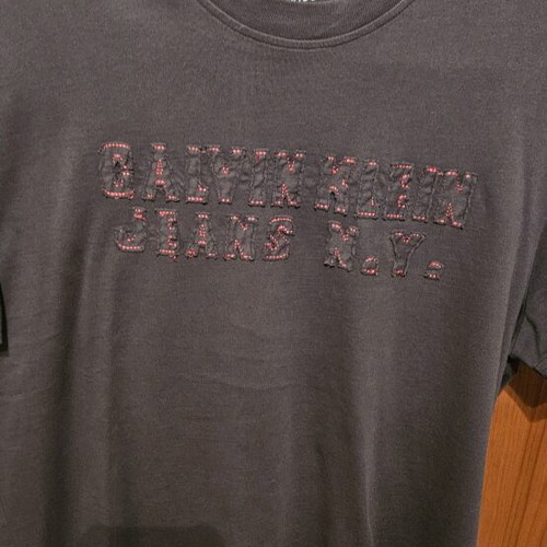 Calvin Klein short sleeve shirt used, gray, XL
