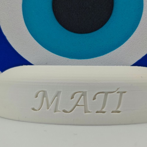 3D Printed Mati Coasters Set of 8 with Base new, Minimal Design