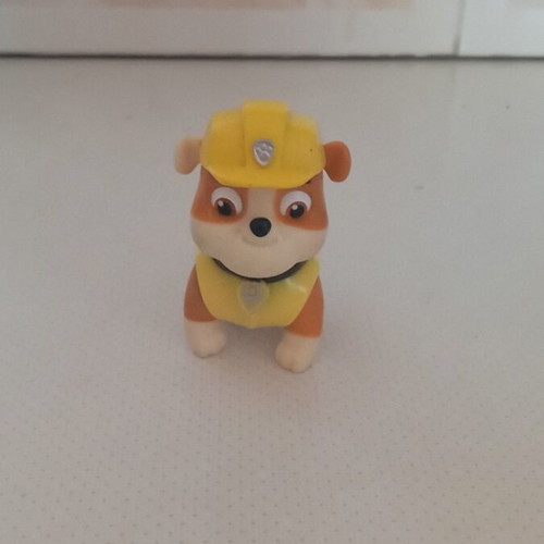 Paw Patrol figure (Rubble) used