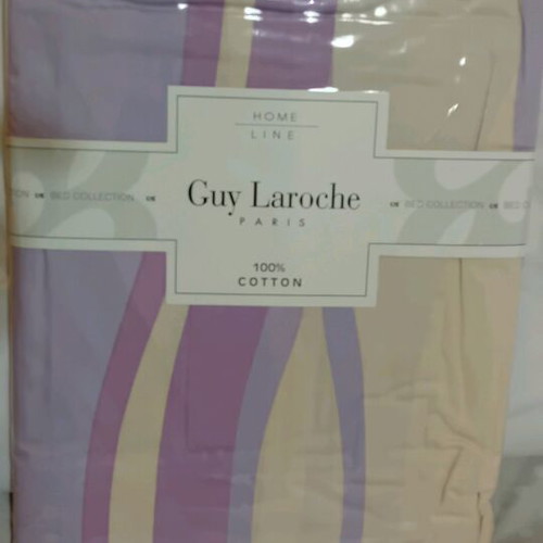 Guy Laroche bed sheet set 100% cotton new
