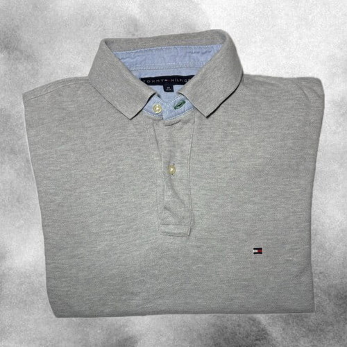 Tommy Hilfiger Polo Shirt gray size M like new