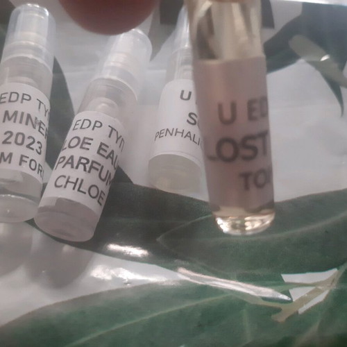Perfume spray official tester set, new, 4 types of famous scents