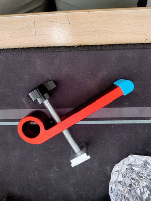 Universal T track clamp aluminum like new