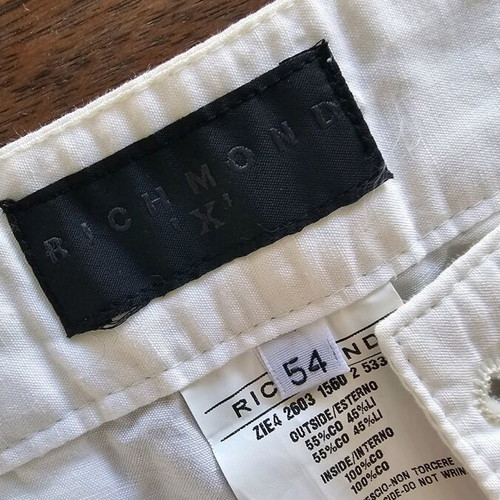 Richmond men's white bermuda shorts new, size L