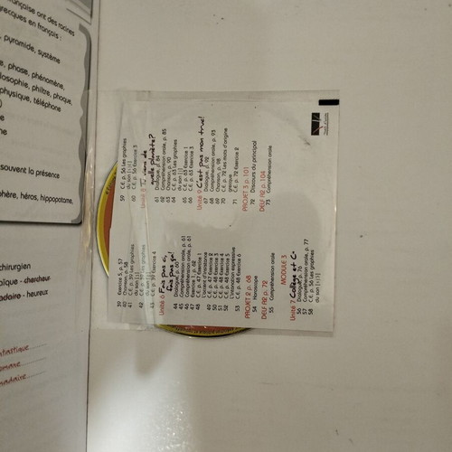 À ton tour 3 French learning books used, level A2, 2009 edition, pack of 3