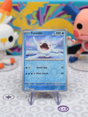 Pokémon Destined Rivals Cetoddle DRI 064 Reverse Holo Common NM κάρτα