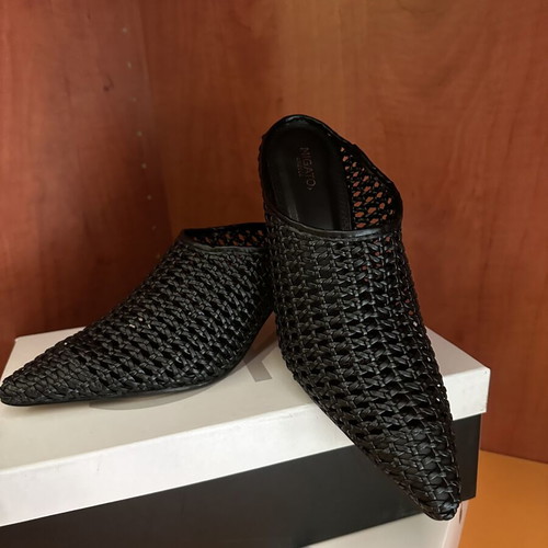 Migato mules, black, size 39, new fashion 2026