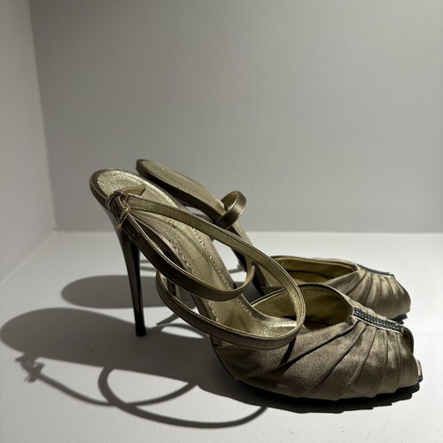Armani Jeans gold sandals, size 39.5