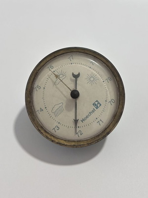 Vintage Επιτραπέζιο Βαρόμετρο Lufft Hoechst, Γερμανία 1950-1960