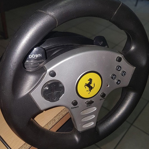 Ferrari Thrustmaster Challenge racing wheel for PS2 used