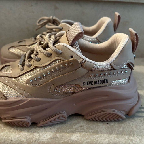 Steve Madden sneaker size 38 new, beige, narrow fit