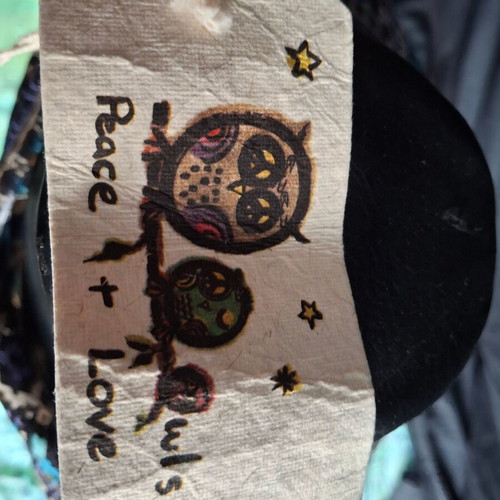Love and Peace blouse new, size 36, multicolor, long sleeve