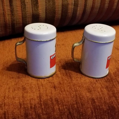 Greek Ouzo 12 salt and pepper set used