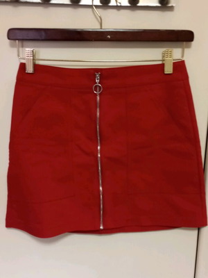 Φούστα Pink Woman μεταχειρισμένη, κόκκινη, μέγεθος S
