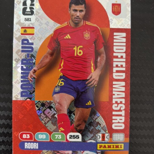 Rodri Spain 581 Power Up Panini FIFA World Cup 2026 card like new