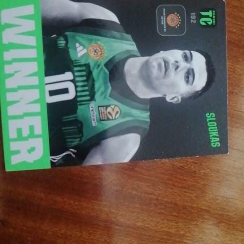 Winner Sloukas collectible card like new