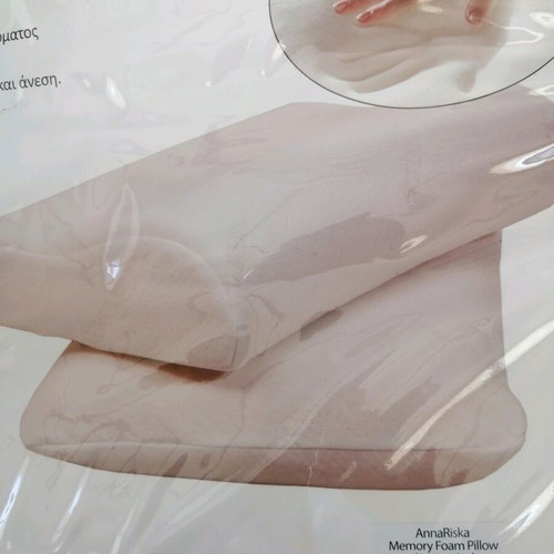 Anna Riska memory foam pillow new, anatomical and normal shape