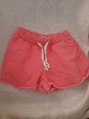 Bershka pink shorts with drawstring, new