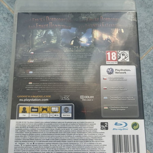 God of War Collection PS3 game used, European version