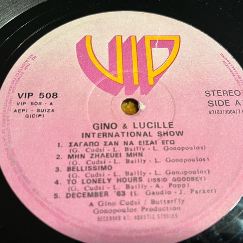 3 LP GINO & LUCILLE used, International Show 1979 and Disco Reggae pack