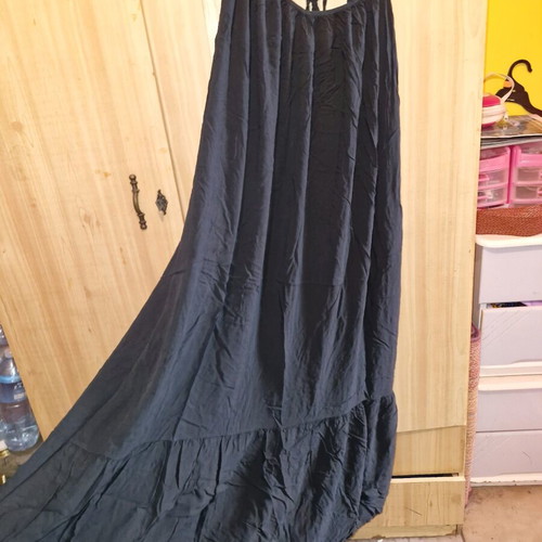 Black summer airy dress size L like new