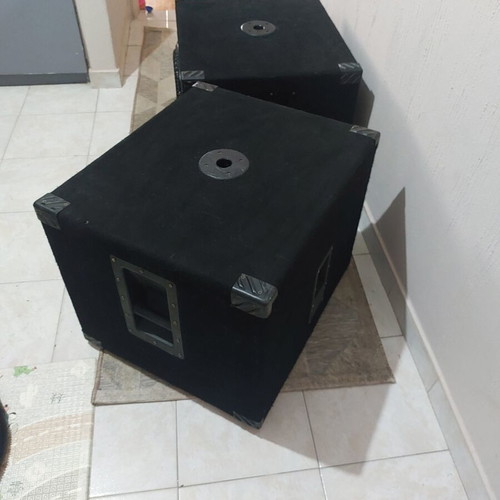 Bass Speaker Cabinets 500W 15" used, made in Germany