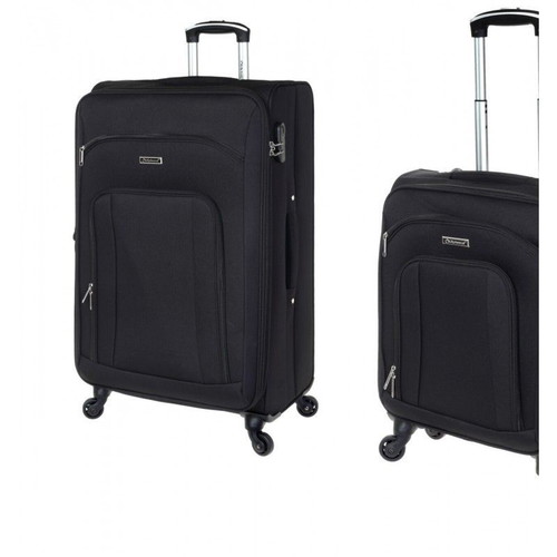 Diplomat set of 2 suitcases ZC444 with 4 wheels, large and cabin, new