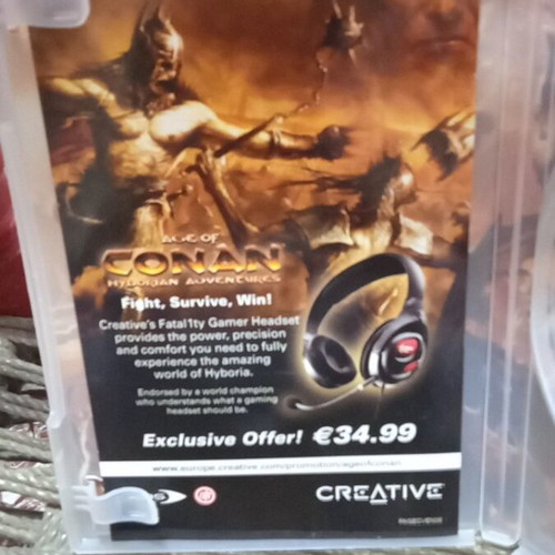 Age of Conan Hyborian Adventures PC game used collectible